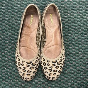 Cheetah print flats
